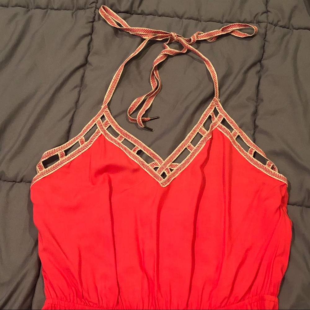 Coral Maxi Dress